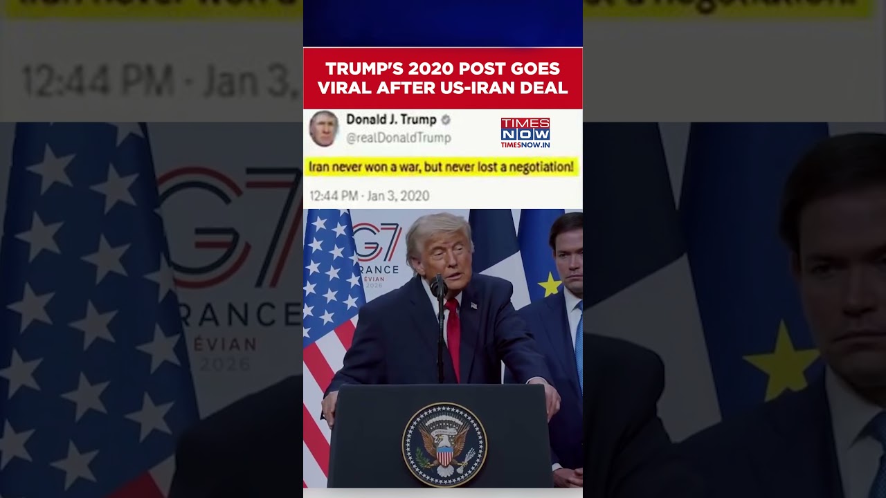 President Trump's 2020 Post Goes Viral After US-Iran Deal #shorts