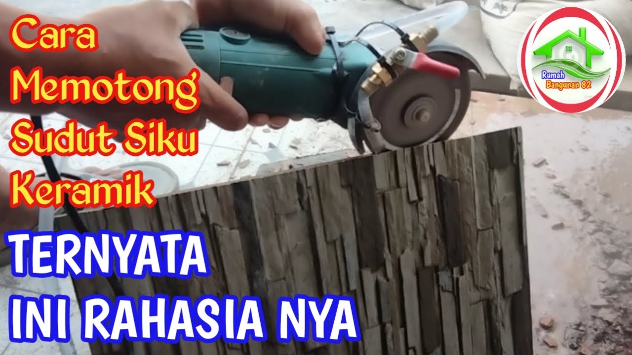 CARA MEMOTONG SUDUT KERAMIK 45 DERAJAT UNTUK PEMASANGAN ADU MANIS