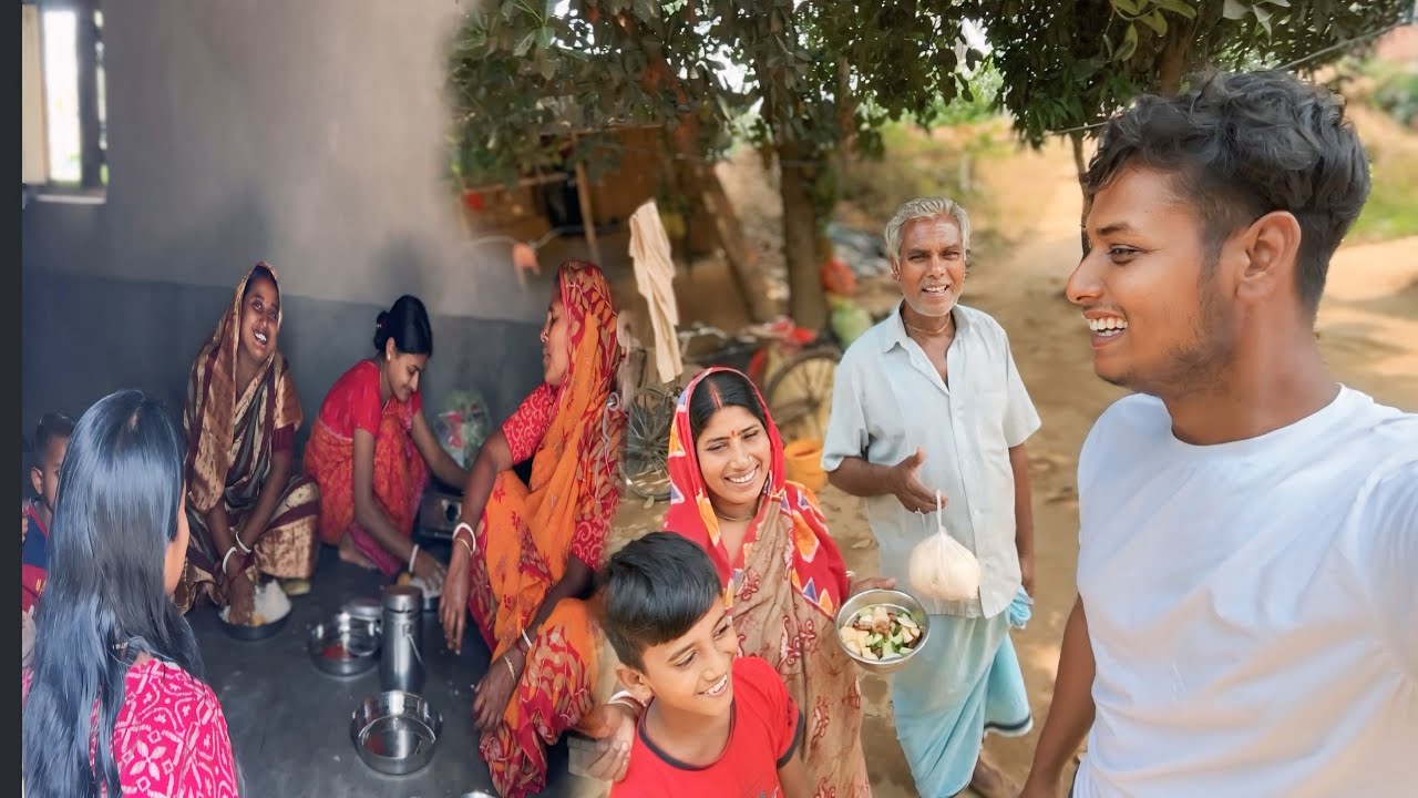 বছরের শেষ দিনে দিদির বাড়িতে আমাদের ছাতু পরব খুব আনন্দে কাটল।।