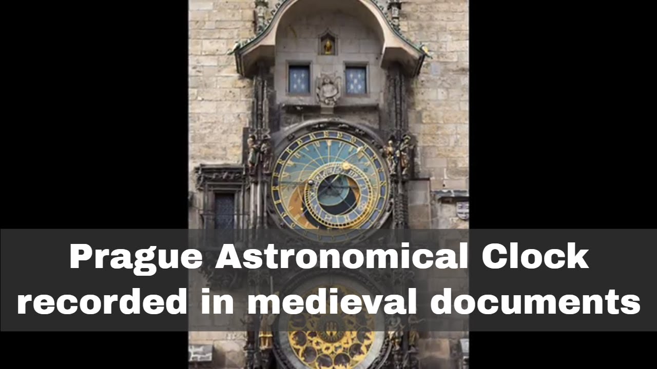 9th October 1410: The Prague Astronomical Clock first noted in a medieval document