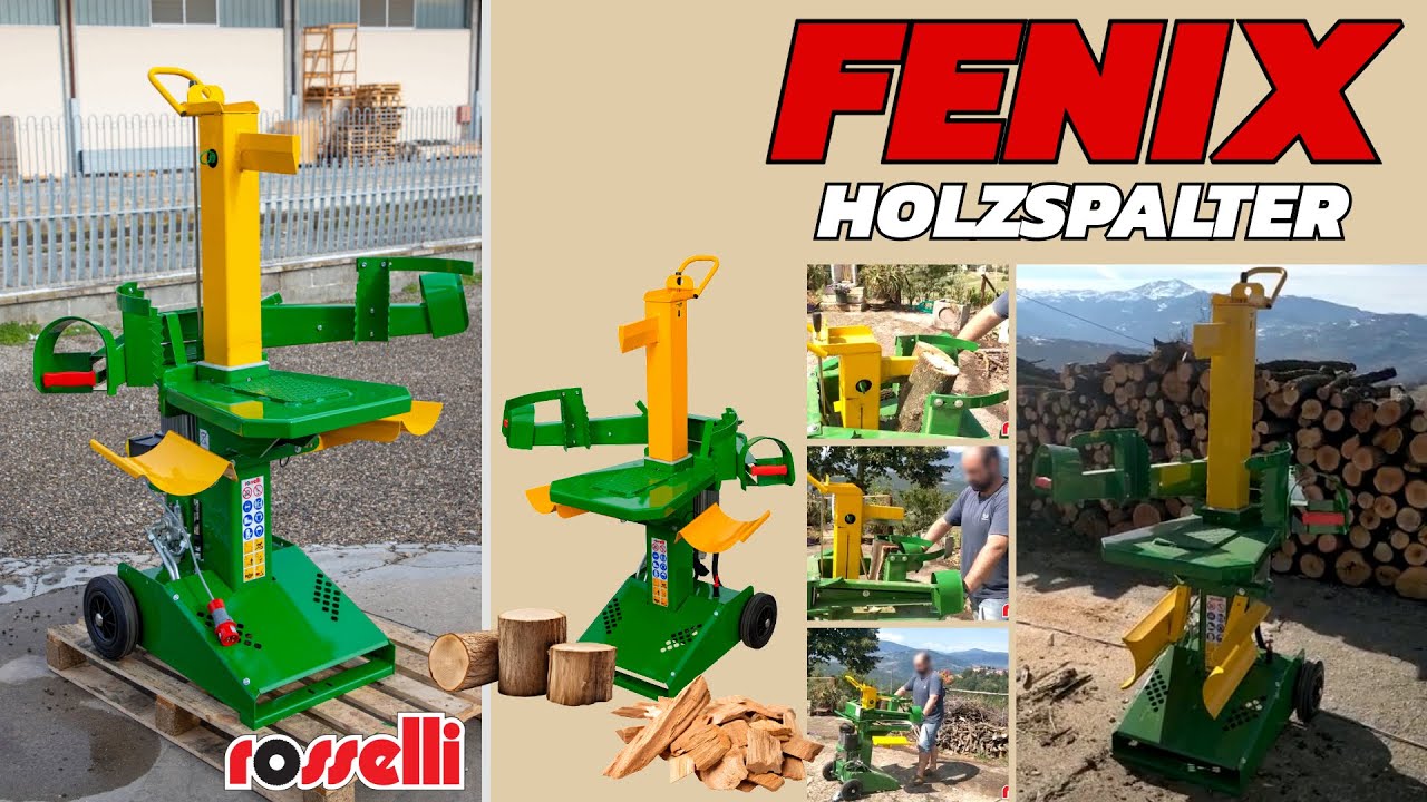 Professioneller Holzspalter Fenix ​​​​10 - Rosselli Snc