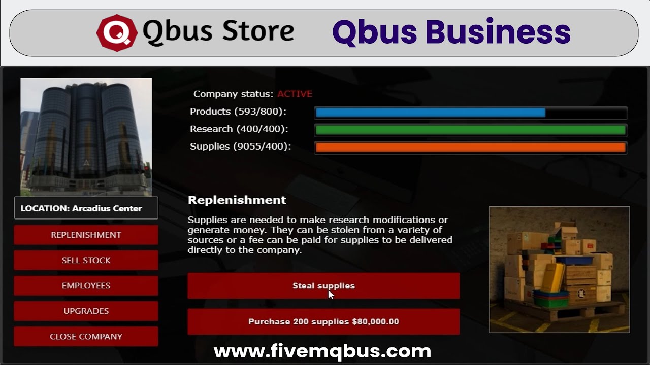 Qbus Business Script | Multiple Companies | Qbus Companies