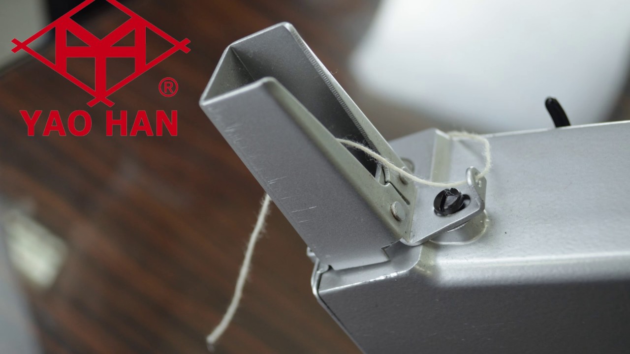 How to assembly the thread for N600A/H portable bag closer?