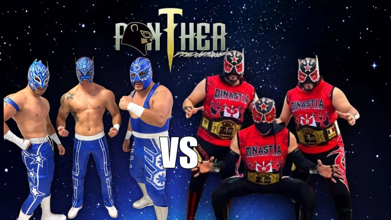MASCARAS ROJAS 1,2 Y 3 VS MAGNÍFICO, REY ASTRAL Y ASTERISCO JR