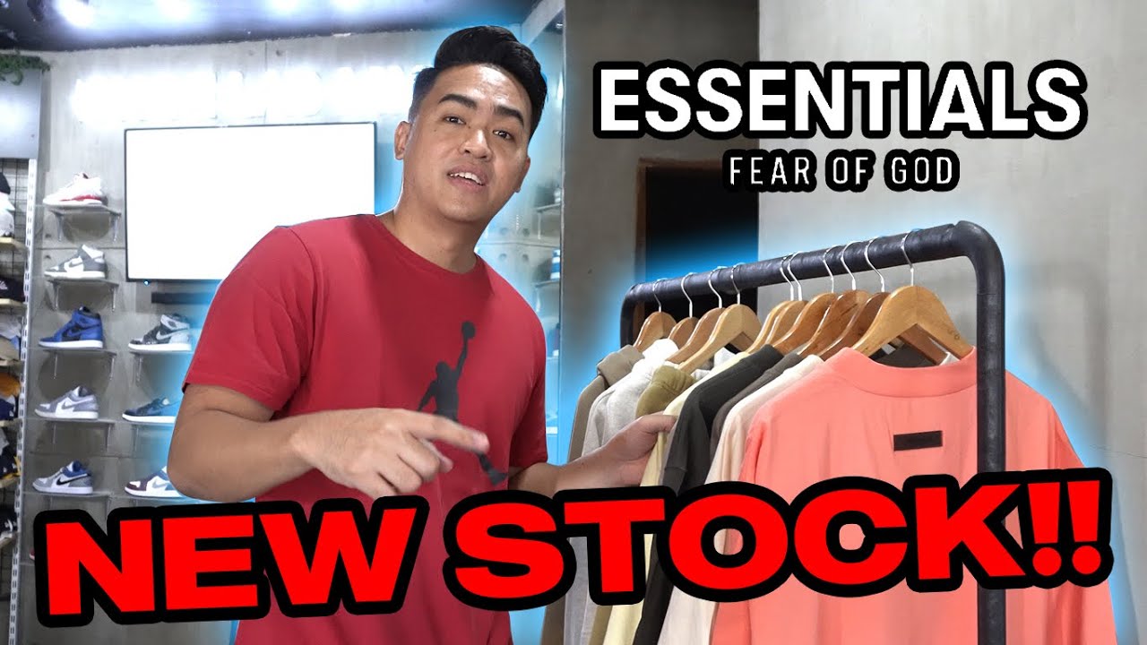 NEW STOCK NG FEAR OF GOD ESSENTIALS!!!