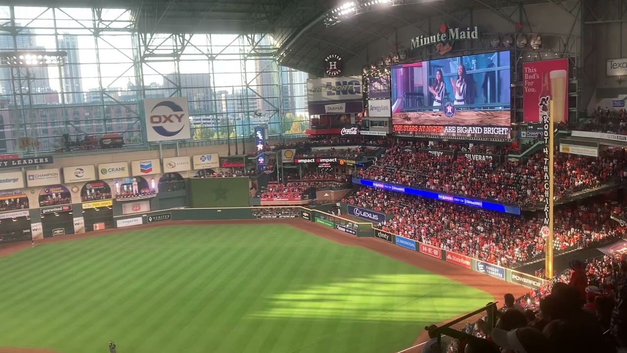Deep in the heart of Texas at Minute Maid Park ALDS Astros vs White Sox 10/4/21