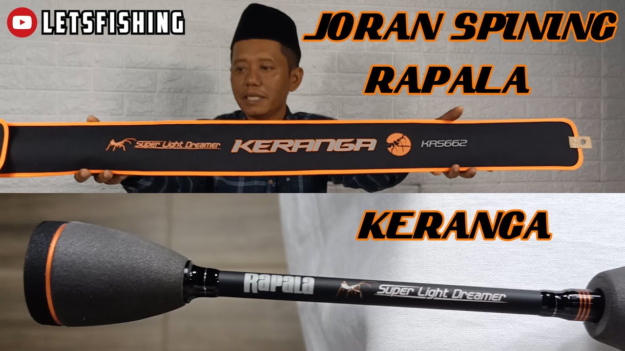 Joran Spining Harga 1 juta an Rapala Keranga KRS662 Full Fuji