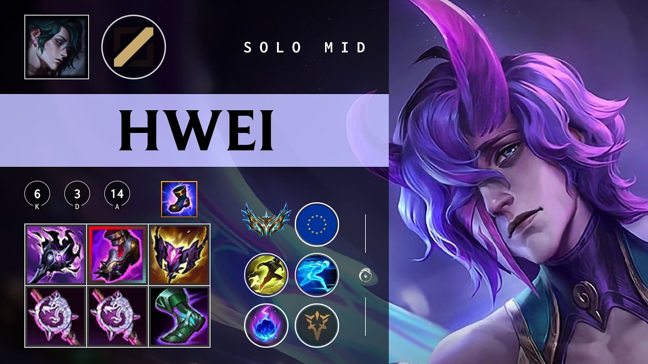 Hwei Mid vs Viktor - EUW Challenger Patch 26.03