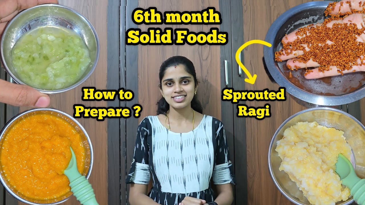 Rasathi's 6th month Solid food journey❤️ Preparation & Tips✅️
