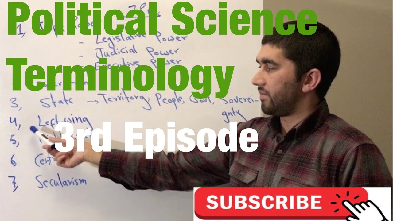 Political Science Terminologies: Chapter# 1, Third Episode | Ahmad Jamshid Amiri