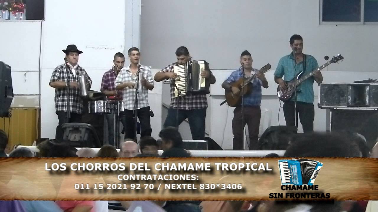 LOS CHORROS DEL CHAMAME TROPICAL 21-12-14 CLUB BELGRANO DE MERLO-CHAMAME SIN FRONTERAS
