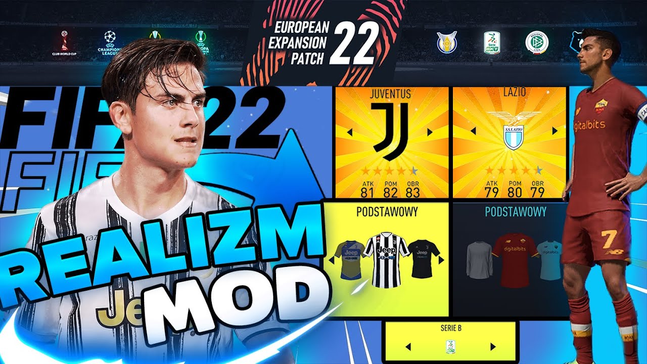 😱 Realistyczny mod ⚽️ Licencje Serie A, nowe ligi i wiele innych! | FIFA 22 KARIERA MENEDŻERA |