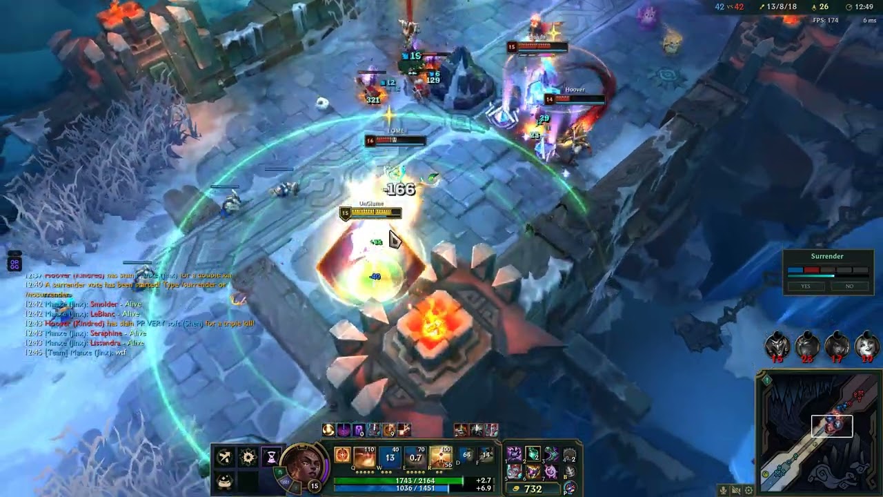 ARAM MAYHEM 1v5 PENTAKILL ON MEL