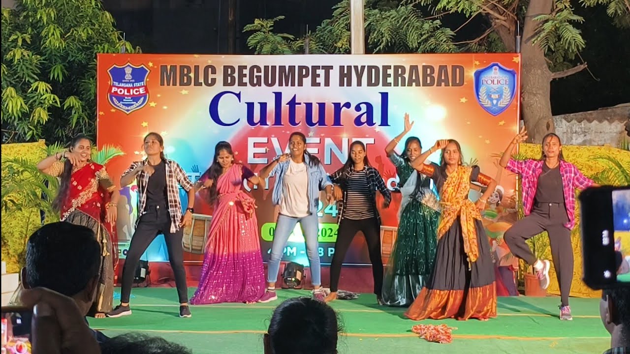 Massive Dance Performance by IT&C Womens@MBLC Begumpet #GirlPower #TGwomenpolice #culturalevent