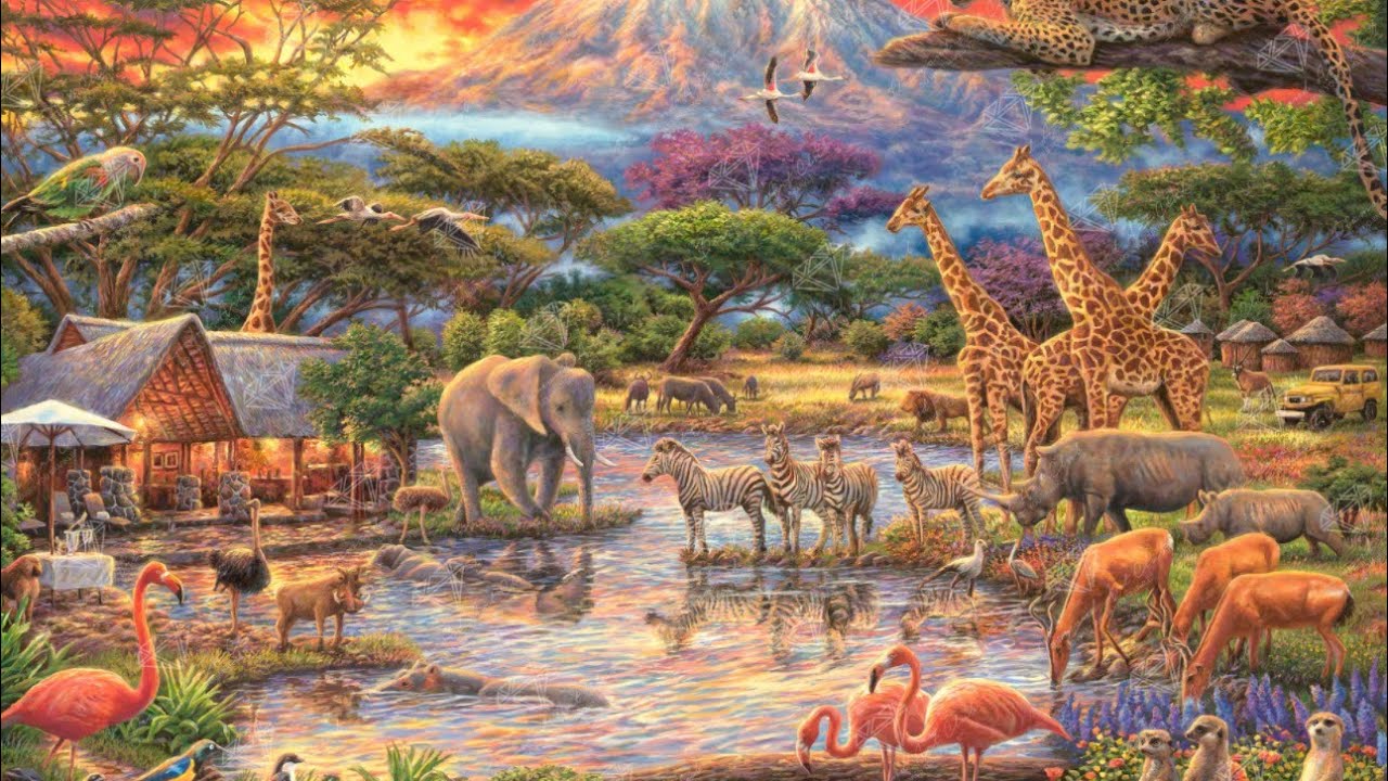 Wild Africa from Diamond Art Club!