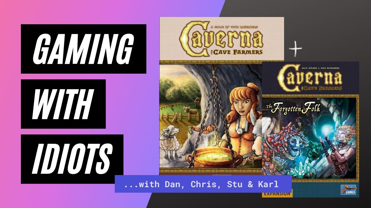Caverna + Forgotten Folk | 4 Player | Full Playthrough | Tabletop Simulator | 2021-02-18