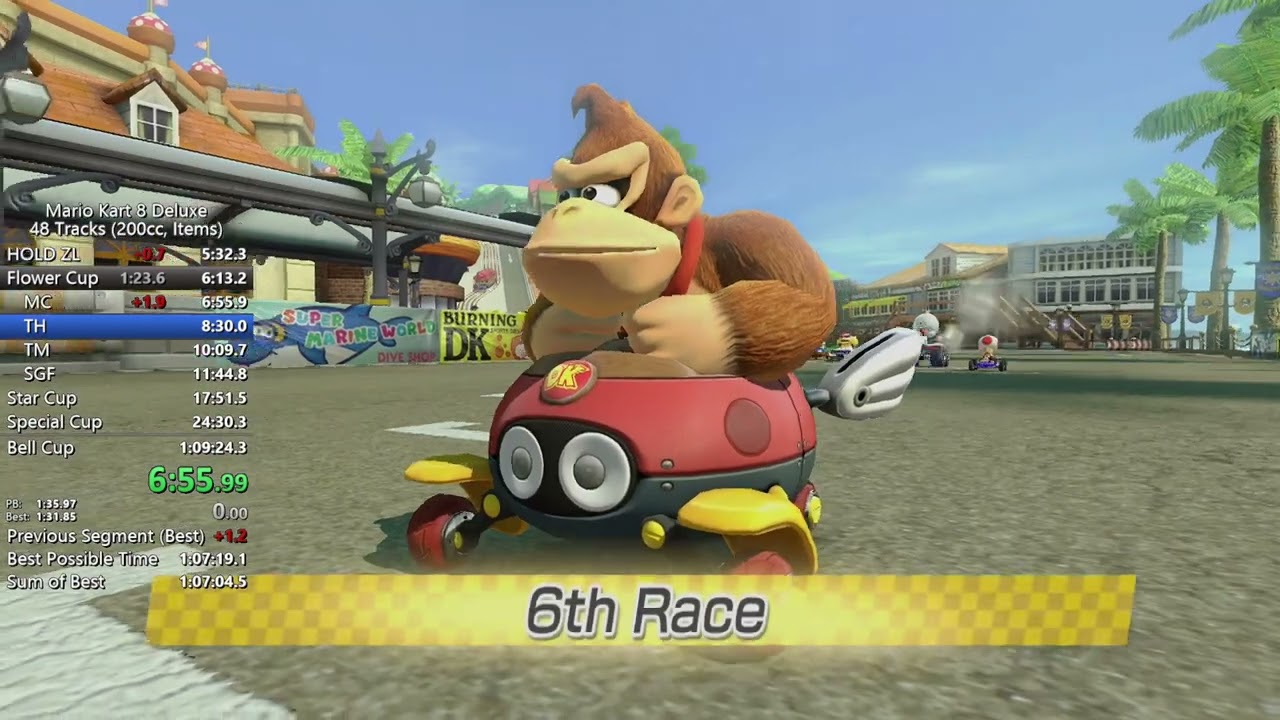 [Former WR] 48 Tracks Speedrun in 1:08:58 (200cc, Items)