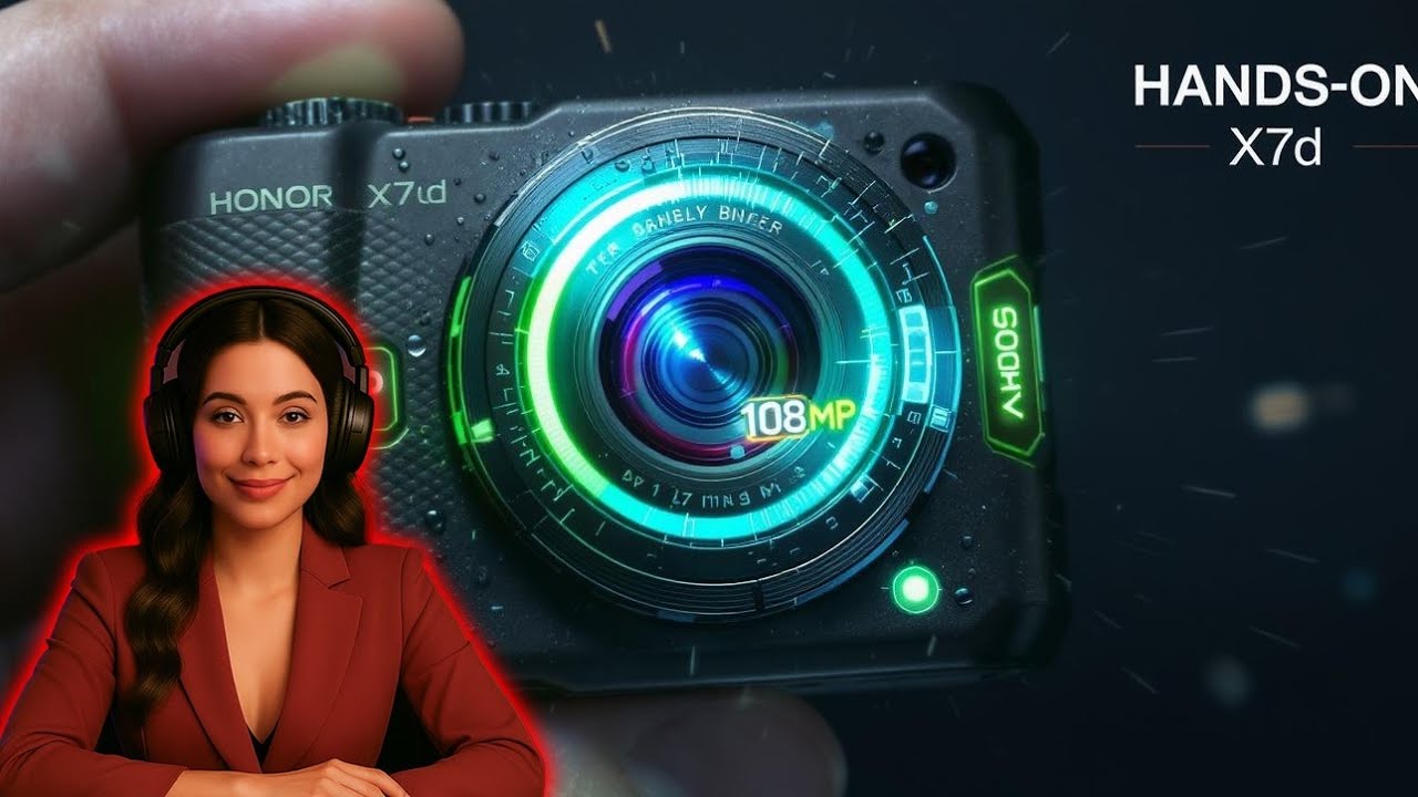 Hands on Honor X7d Durable design, 6500mAh battery, 108MP camera