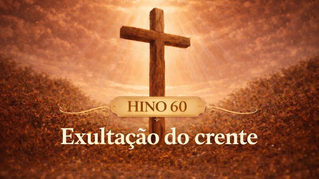 Hino 60 – Exultação do Crente | Harpa Cristã 🎶 Louvor de Alegria e Vitória
