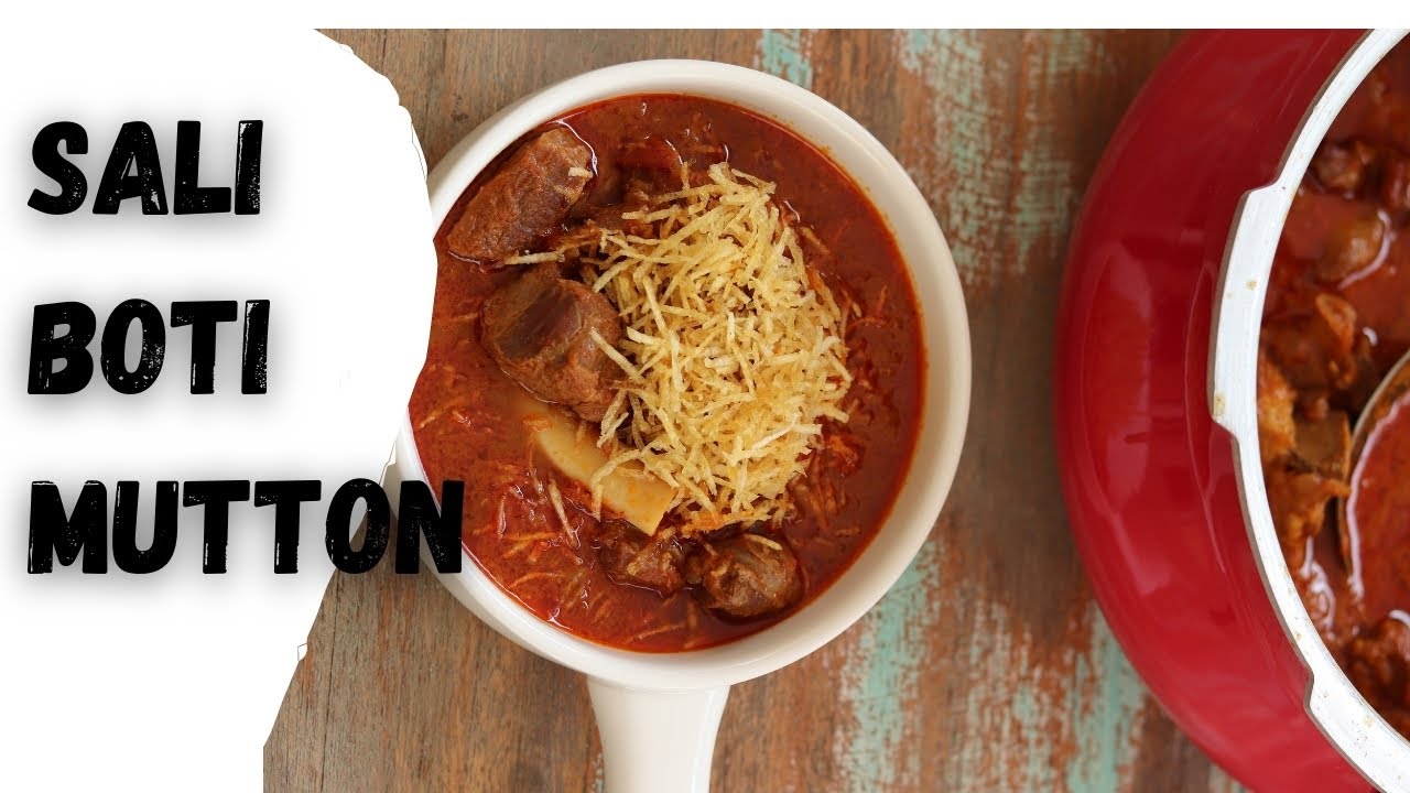 Parsi Sali Boti Mutton | Parsi Lamb Curry | Authentic Sali Boti Mutton recipe