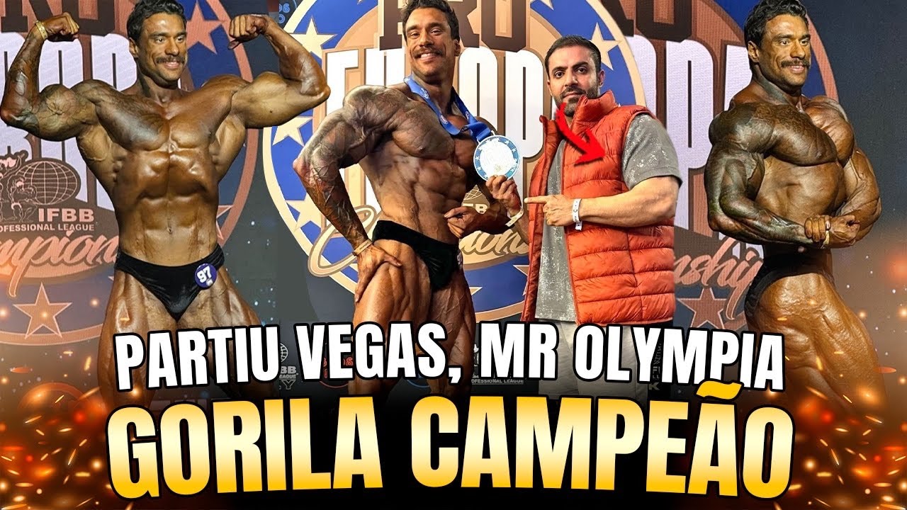 GORILA CAMPEÃO  DO EUROPA PRO | CONQUISTA SUA VAGA PARA O  OLYMPIA