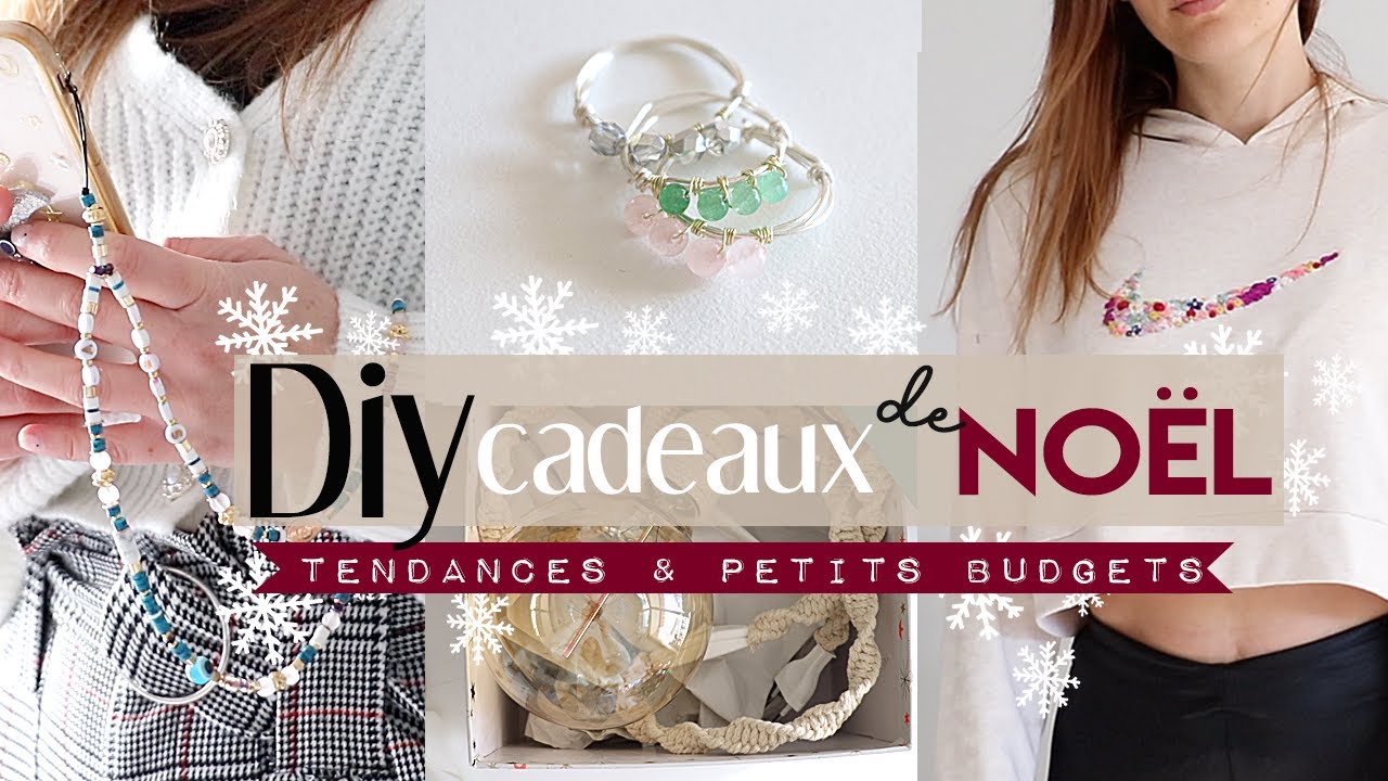 DIY CADEAUX DE NOEL : CREER SOI MÊME DES CADEAUX TENDANCES - PETIT BUDGET (christmas gift)