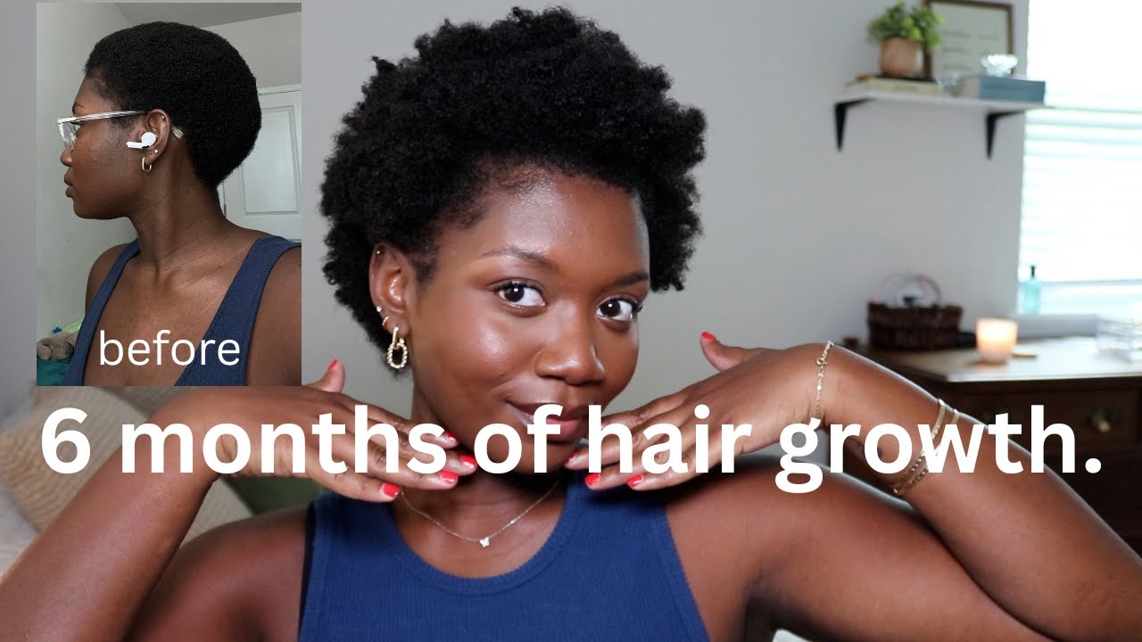 6 MONTH BIG CHOP UPDATE| Length Check, Hair Growth Challenge + more!
