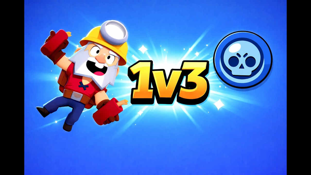 1v3 With Every Single Super Rare Brawler 💀 !