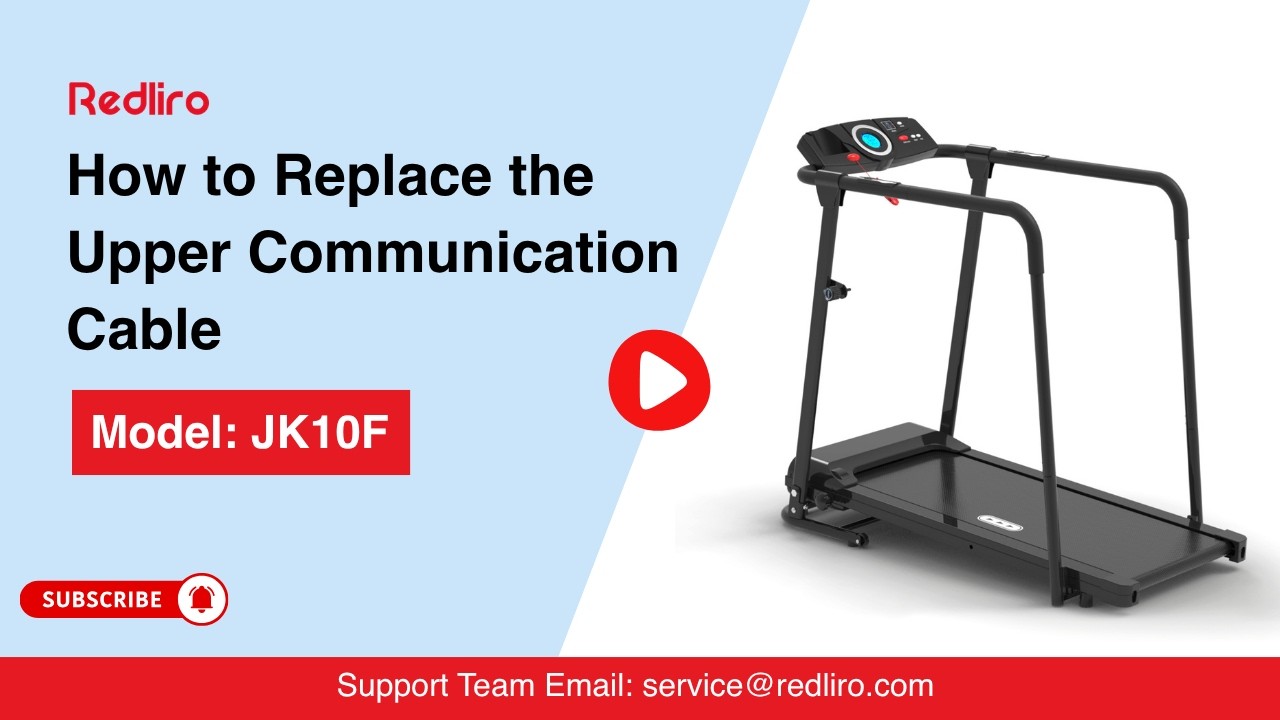 JK10F | How to Replace the Upper Communication Cable of the Redliro Treadmill