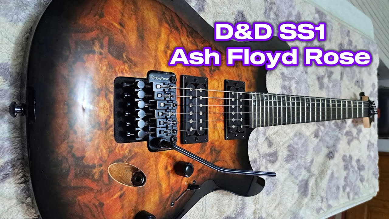 UNBOXING D&D SS1 Ash Floyd Rose Electric Guitar