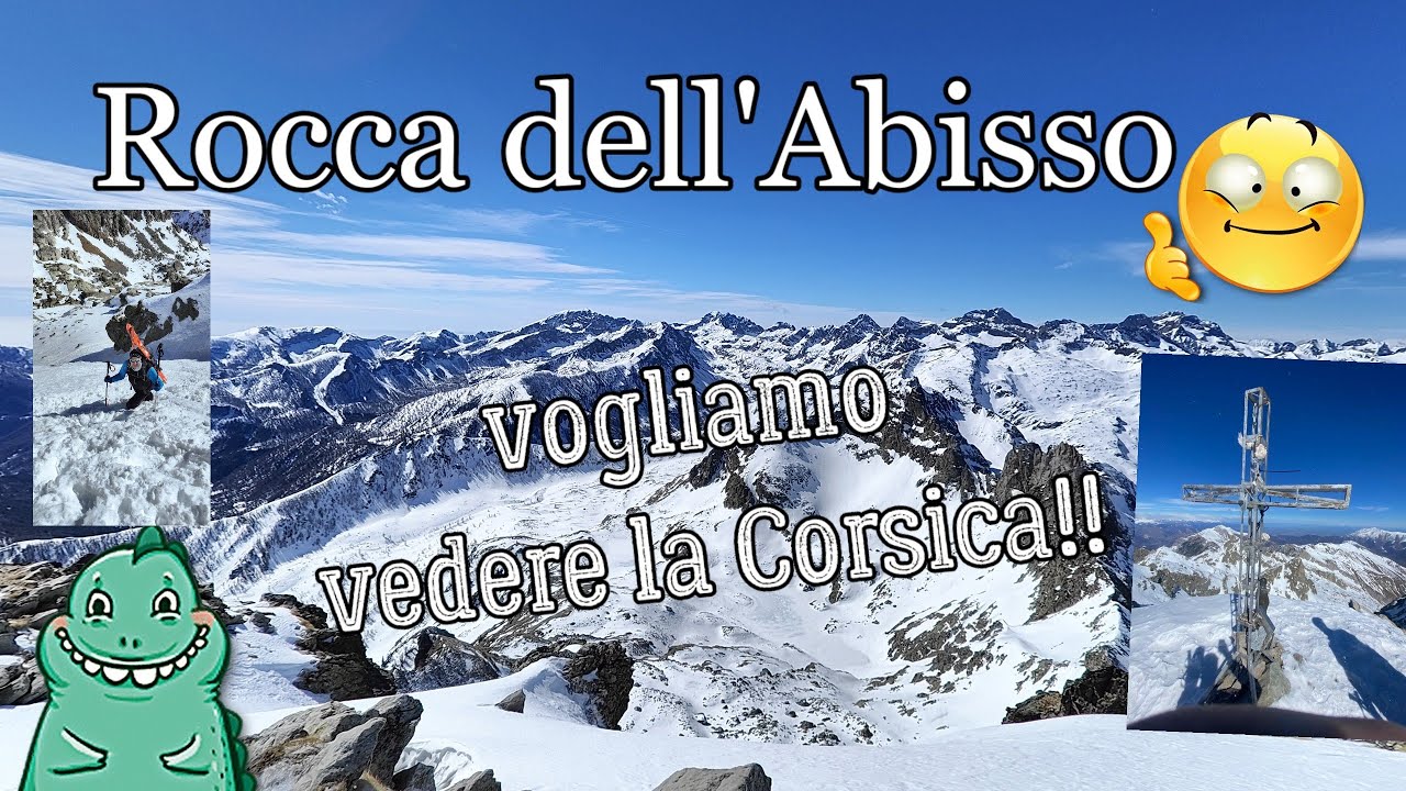 Rocca dell'Abisso 2755 mt scialpistica da Limonetto, Limone Piemonte 11 marzo 2023