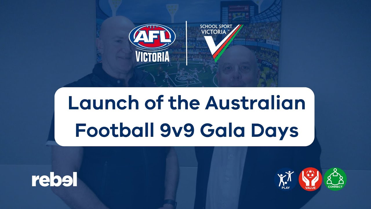 SSV and AFL Vic 9v9 Australian Football Launch