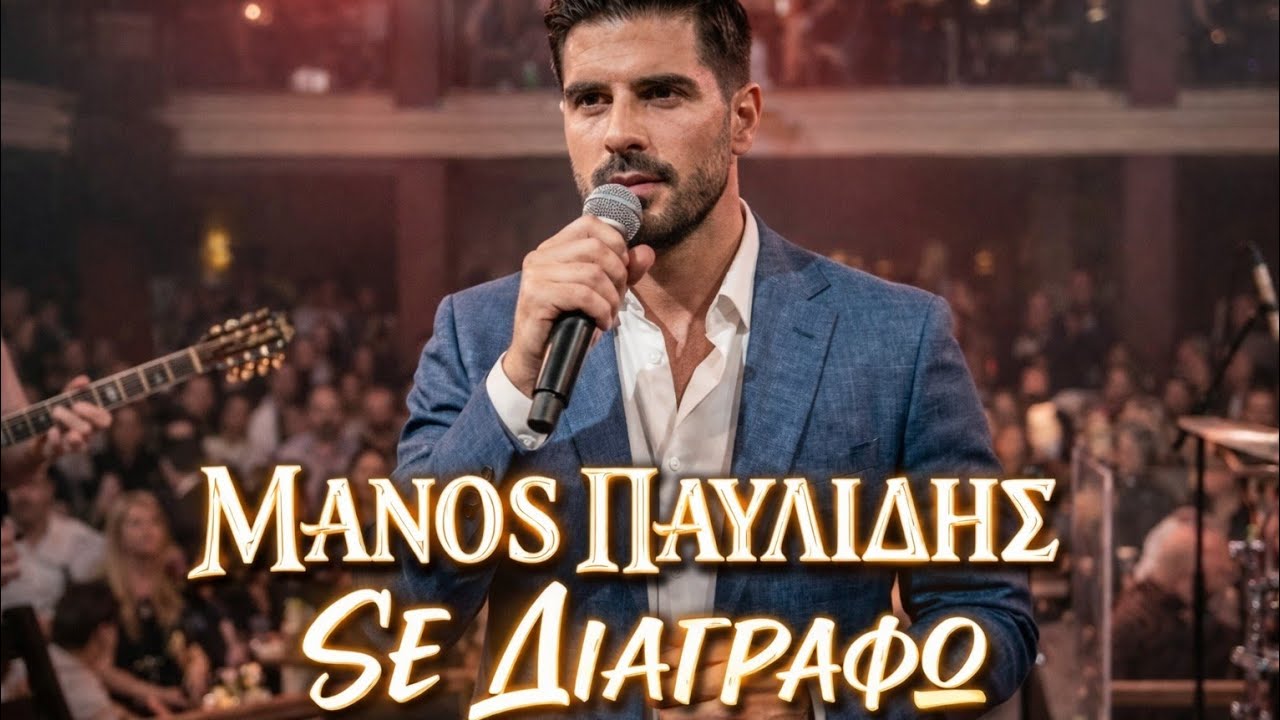 Μάνος Παυλίδης - Σε διαγράφω (Official Music Video)
