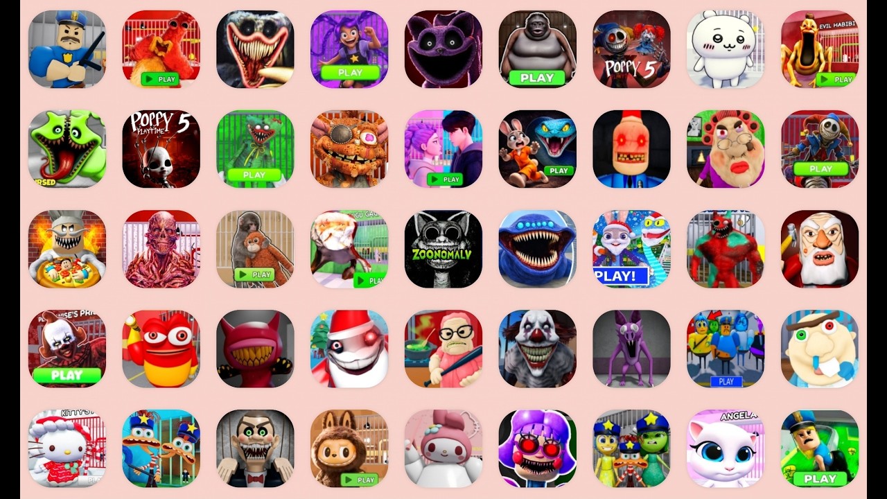 ROBLOX, BARRY'S PRISON RUN, ESCAPE MR FUNNY'S TOYSHOP (SCARY OBBY), GUGU GAGA FAMILY PRISON