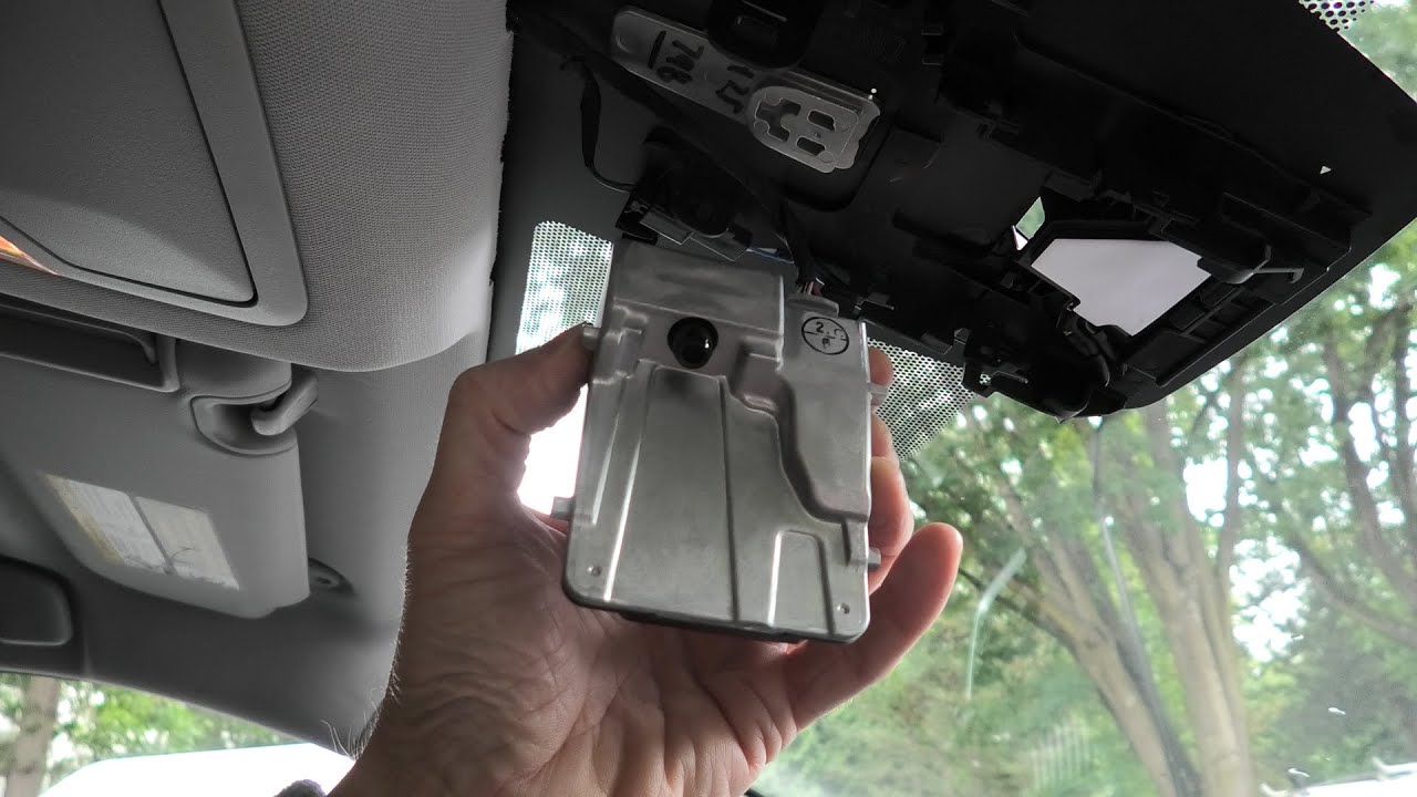 Toyota RAV4 (2019-2025): How To Remove Front Windshield Safety Camera?