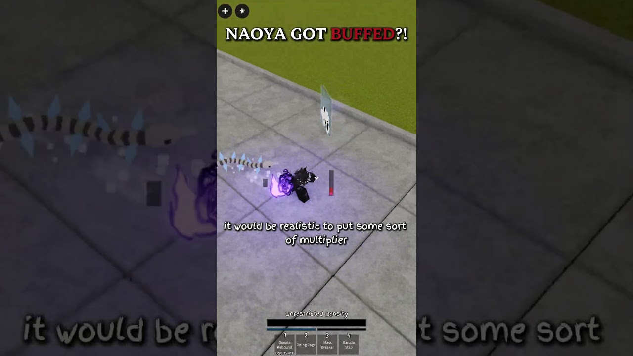 NAOYA GOT BUFFED IN JUJUTSU SHENANIGANS #jjs #roblox
