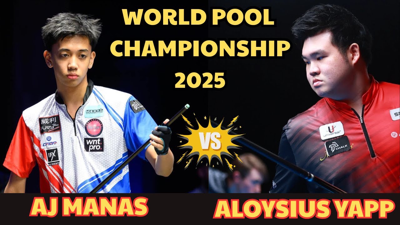 AJ MANAS VS ALOYSIUS YAPP - World Pool Championship 2025
