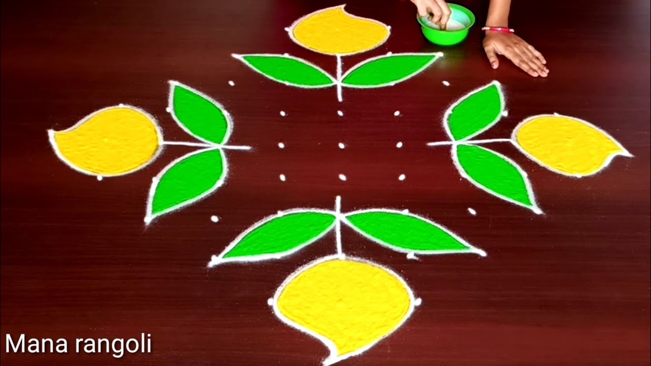 Ugadi special rangoli designs/Simple Ugadi Muggulu/Ugadi Special Kolam Designs/Ugadi 2021 Muggulu
