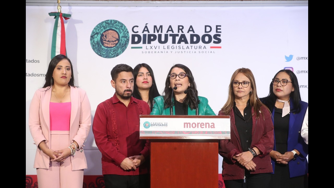 EN VIVO / Conferencia de prensa del Grupo Parlamentario de MORENA