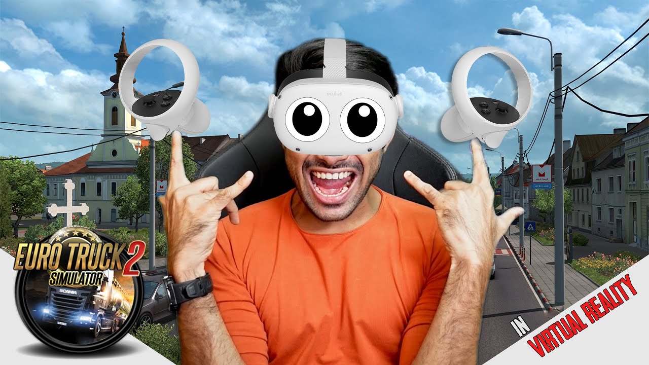 ETS 2 With Driving Wheel & Virtual Reality | ShreeMan
