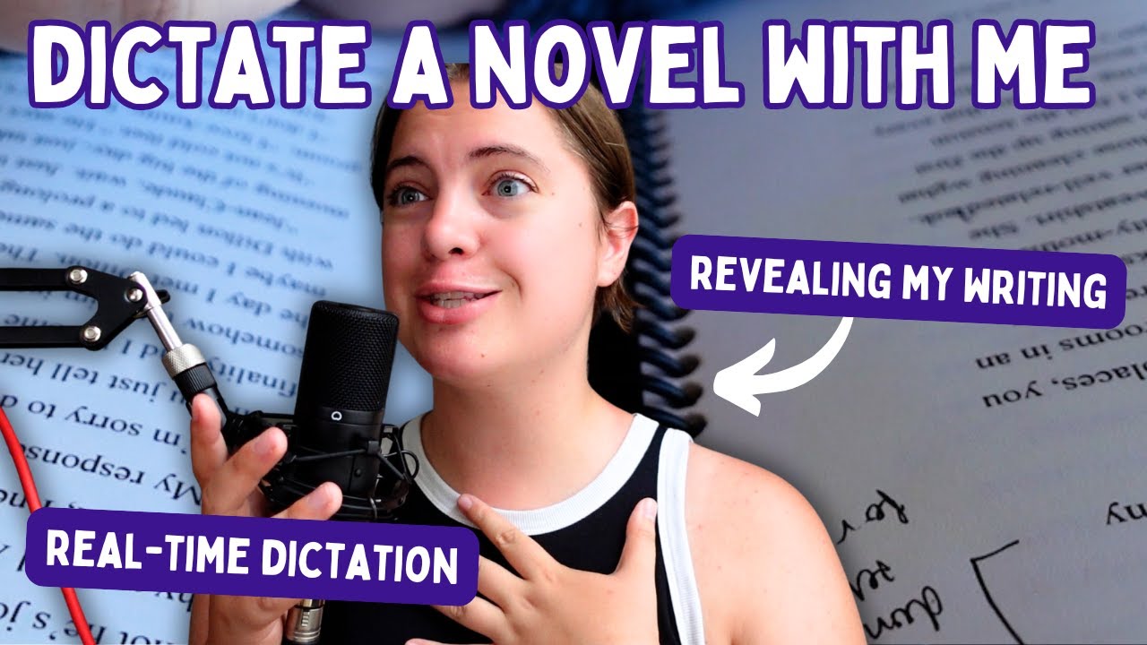 REAL-TIME DICTATION SESSION | dictate and edit a scene with me #writingabook #authortube