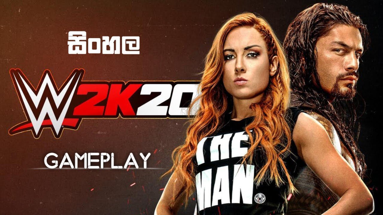 WWE 2K20 සිංහල Gameplay - Brock Lesnar VS Seth Rollins