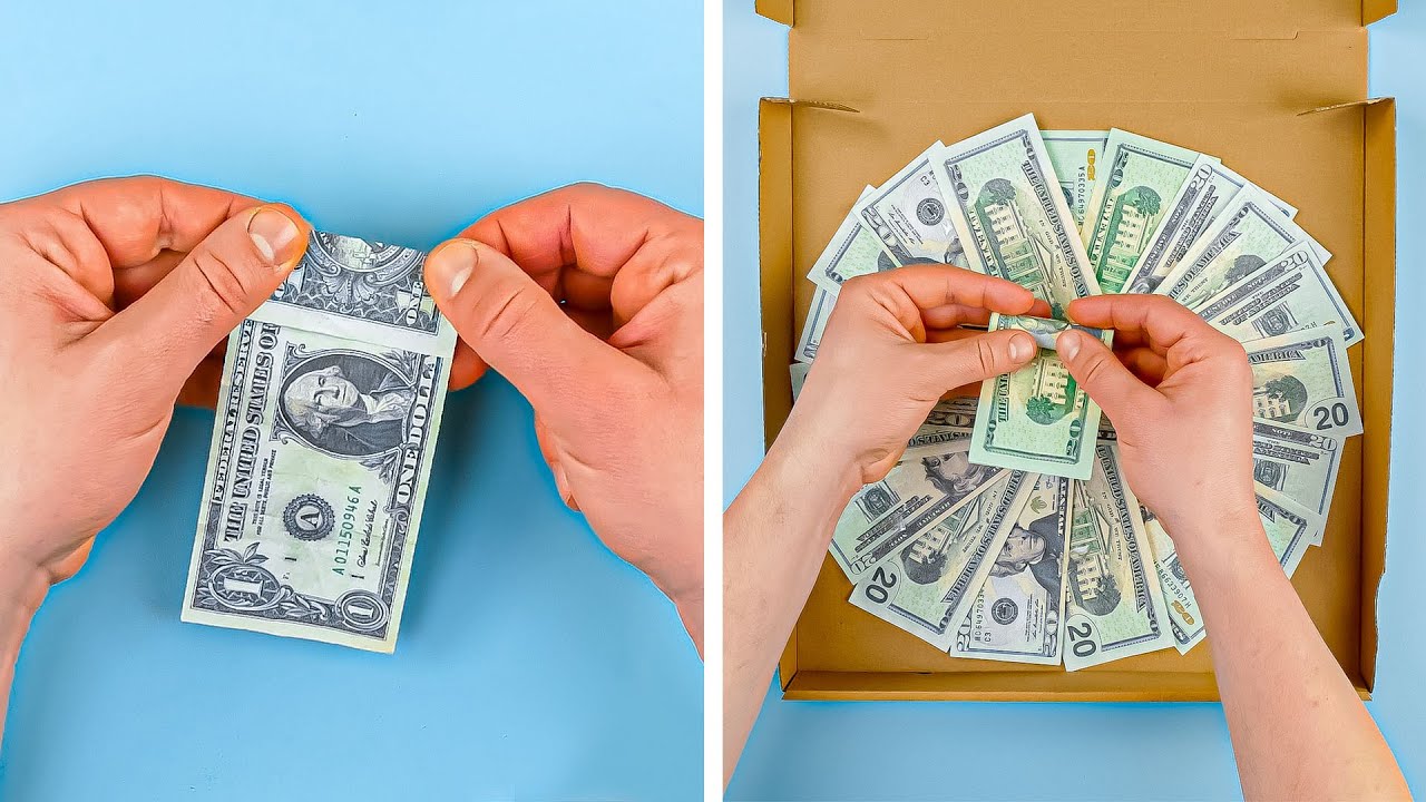 15 originales ideas para regalar dinero. Regalos en efectivo para bodas, comuniones y otros eventos