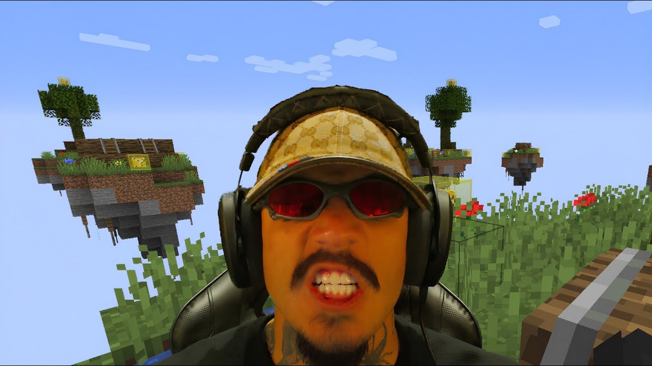SNOPEY PASSANDO RAIVA JOGANDO SKYWARS (MINECRAFT)