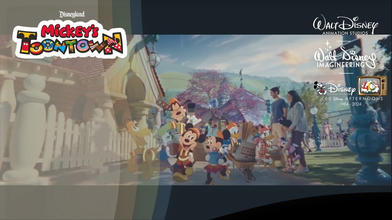 Mickey's Toontown - A Hand-Drawn Build From WDAS -  Disney TVA Rides | Walt Disney Imagineering