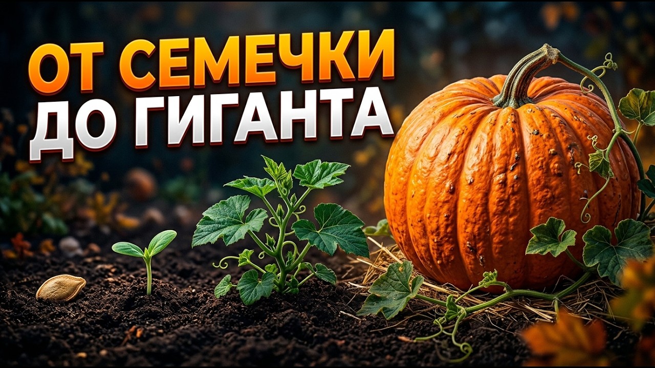 Не сажайте ТЫКВУ, пока не увидите это! Китайский метод &laquo;вертикального урожая&raquo;
