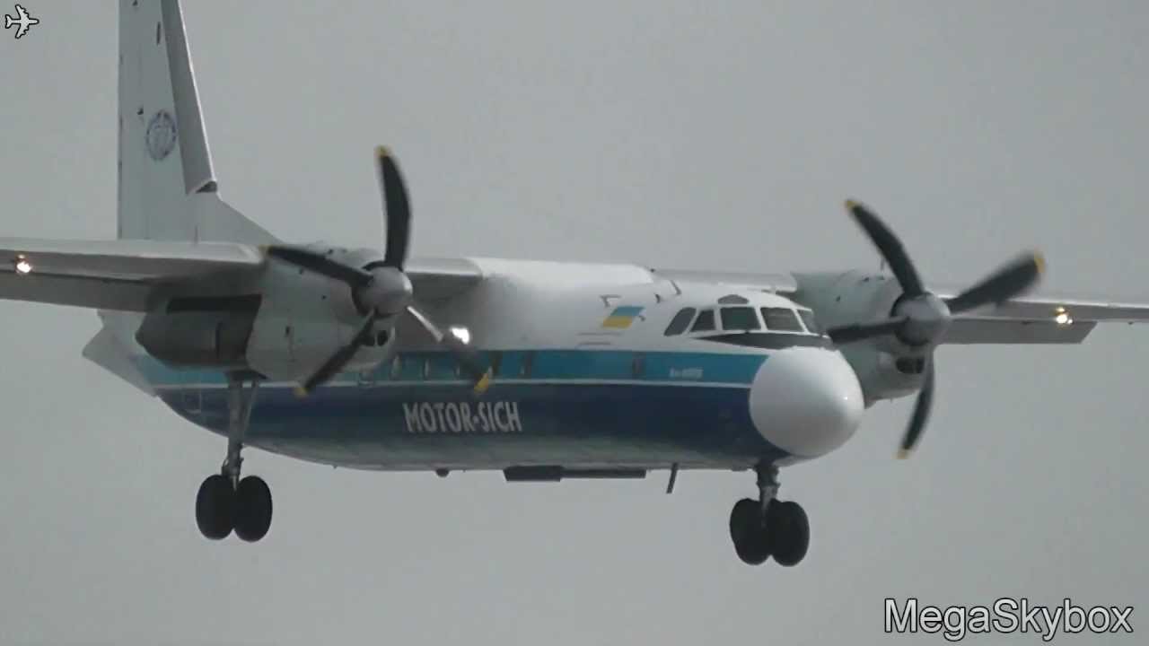 Motor Sich Airlines UR-MSI Antonov An-24RV landing at Vnukovo - Moscow - (UUWW / VKO)