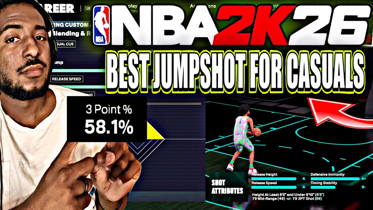 THE EASIEST JUMPSHOT TO GREEN ON NBA2K26