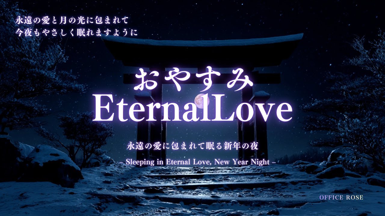 【永遠の愛】永遠の愛に包まれて眠る新年の夜 ピアノ Eternal Love – Sleeping in Eternal Love, New Year Night Piano