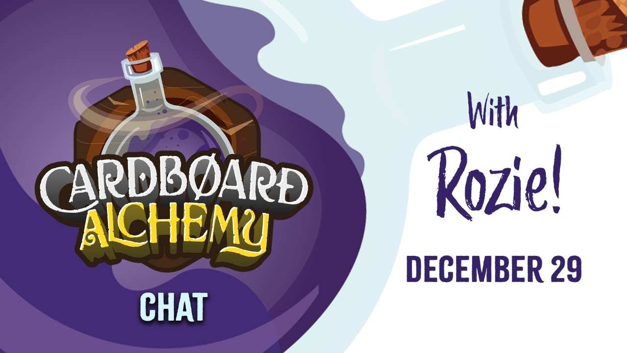 Cozy Cardboard Chat with Rozie - December 29